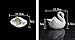 2pcs Swan White and Blue Ceramic Flower Planters/Succulent Plant Pots,Home Office Decor Planter(2, Swan)