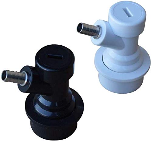 Namvo ONE Pair Ball Lock Corny Keg Disconnects + 2 Barb Connector Home Brew Beer Keg Parts for Cornelius Kegs