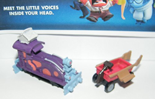 Disney Inside Out Movie Figure Set Toy Playset of 12 with Joy, Fear, Anger, Disgust, Sadness, Bing Bong, Rainbow Unicorn, Jangles the Clown Etc and Special Collectible.