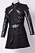 Mens Halloween Cosplay Costume Black Cloak Outfits Suit