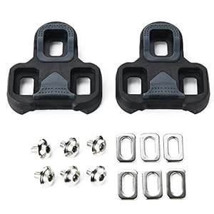 Fietsschoenen Fietsen Pedalen Schoenplaatjes Set Zelfsluitende Pedaal Spalk, Compatibel Fietsaccessoires met Look Keo…