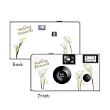5 Calla Lilies Wedding Disposable Camera,Can be
