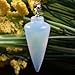 Opalite Smooth Healing Pendulum. Good for Reiki and Crystal Healing.