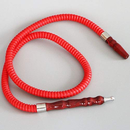 red : Hookah Hose narguile Tube PU Shisha Accessories Chicha Pipe Smoking kit Tobacco Tool Wooden stem Nargile Part 95cm Long