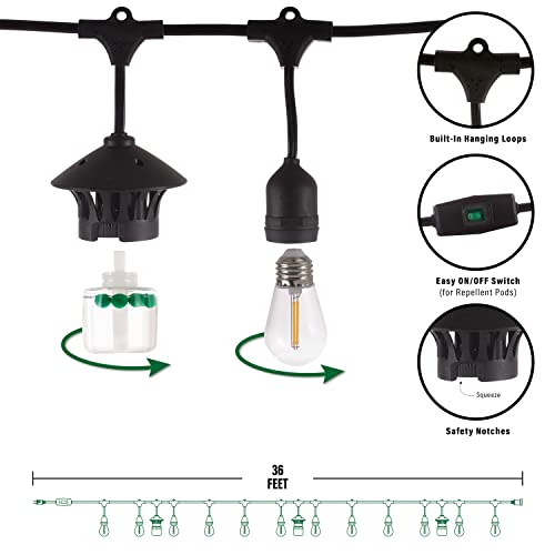 TIKI Brand Bitefighter Outdoor LED Weatherproof Proven Mosquito