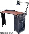 Dina Meri M600 Manicure Nail Table CHERRY TOP