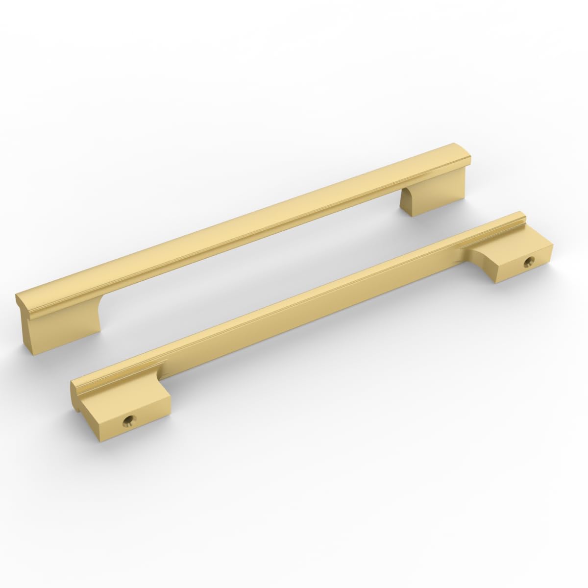 9BUILD 10 Pack 192mm Gold Kitchen Handles - Cupboard & Drawer Handles - EU0029