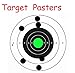 SMARSTICKER 1 Inch Round Blank Black Shooting Target Pasters Marksmanship 1,000 Permanent Color Coding Circle Dot Labels Adhesive Target Dots