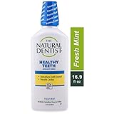 The Natural Dentist Healthy Teeth Anticavity Fluoide Rinse, Fresh Mint, 16.9 Ounce