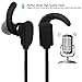 Maxbo® Bluetooth Headphones V4.1 Wireless Hands-free Sport Headphones Stereo In-Ear Headset with Microphone for Apple Samsung HTC LG Sony Bluetooth Smart Cell Phones/Devices (Black)