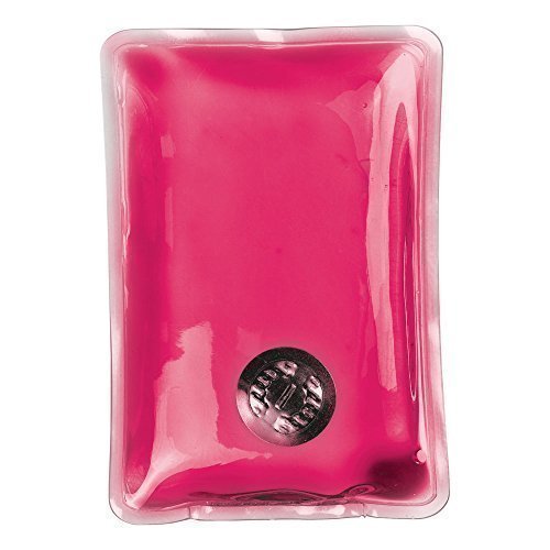 eBuyGB Pack of 4 Reusable Instant Gel Hand Warmer (Pink Rectangle)