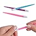 SBYURE 36pcs Rubber Nail Cuticle Pusher Tipped Plastic/Colored Nail Art Tool for Men and Women