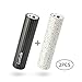 Luxtude MyColors Mini Portable Charger, 2 Pack 3350mAh Small Portable Charger Power Bank, Lipstick Sized Portable Phone Charger for Girls, Cute External Battery Pack for iPhone, Android, Samsung etc.