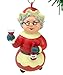 Tree Buddees Wine Mrs. Claus Christmas Ornament