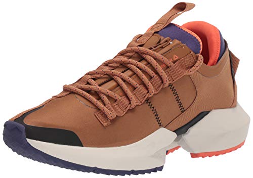Reebok Mens Sole Fury Trail Breathable Track Running Shoes, 6 / Wild Brown/Midnight Ink/Fiery Orange