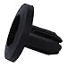 TOOGOO(R) 100 Pcs Plastic Push Type Fastener Rivets Fender Clips for 7mm Dia Hole
