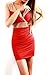 The Cool Cube Sexy Low-Cut Gold Sequin V Neck Sleeveless Close-Fitting Club Party Mini Dress