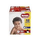 HUGGIES Snug & Dry Diapers, Size 3, 132 Count (Packaging May Vary)