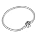 Long Way Bracelets, 925 Sterling Silver Snake Chain Basic Charm Bracelet Fine Jewelry for Women, Best Valentine's Day Gift for Girlfriend Wife Mother,6.7Inch
