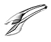 CUISINOX Stainless Steel Salad Serving Tongs, 9