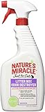 Nature's Miracle Just for Cats Litter Box Odor Destroyer, Unscented, 24-Ounce Spray (P-5552)
