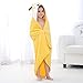 MICHLEY Animal Hooded Baby Bath Towel Toddler Premium Cotton Absorbent Washcloth for Girls Boys 0-6T, Giraffe