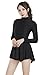 speerise Womens Long Sleeve Skirted Leotard Ballet Dance Gymnastic Dress