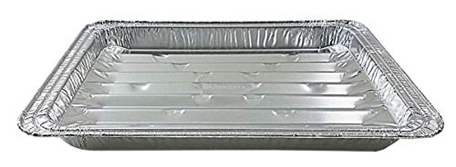 Replace parts Disposable Aluminum Broiler Pans â€“ Good for BBQ, Grill Trays â€“ Multi-20 Pack of Durable Aluminum Sheet Pans 13.40" x 9" x 0.85"