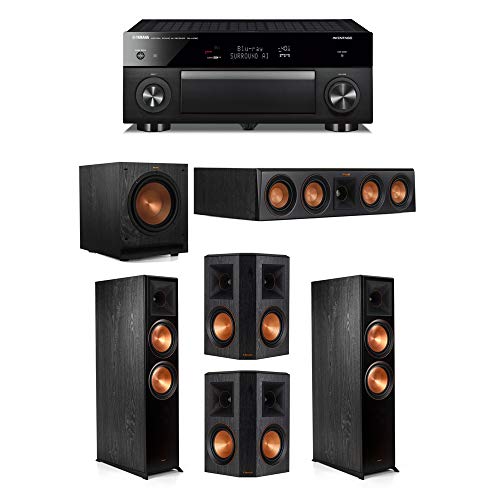 Klipsch 5.1.2 System – 2 RP-8060FA Speakers,1 RP-404C,2 RP-502S Speakers,1 SPL-100,1 RX-A1080 Receiver