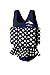 Konfidence Floatsuit (Navy Polka Dot, 4-5 Years)