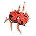 Fstop Labs 2 Pack Laser Tag Bug Spider Moving Robot, Space Blaster Training Bot, Robot Nano Bug Striker LED Laser Tag for Kids Game Toy Indoor and Outdoor Activity (Orange & Blue)