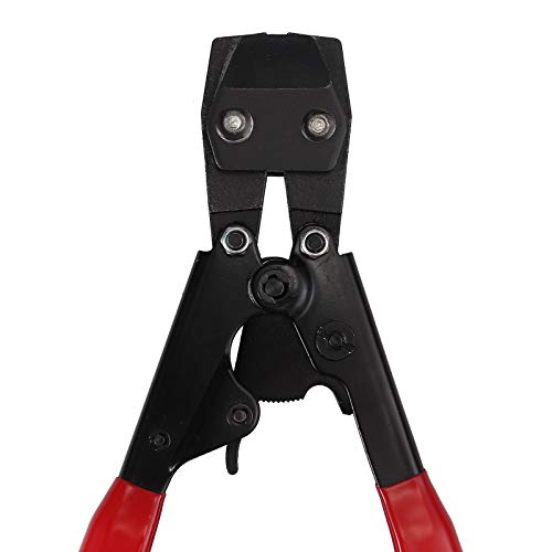 CAMWAY PEX Cinch Tool & PEX Cutter with 50PCS Ear Hose Clamps 1/2" 3/4" for Fastening Stainless Pipe Clamps from 3/8-Inch to 1-Inch - Thumbnail 3