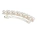 IPINK Rhinestone Crystal Hair Clip Pearl Barrette Hair Accessories