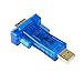 DTECH 1.5 Feet USB to RS232 DB9 Serial Port Adapter Cable with FTDI Chip Supports Windows 10 8 7 and Mac Linux