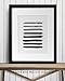 Black, Gray and White Abstract Contemporary Wall Art | 11x14 UNFRAMED Print | Modern Mid Century Wall Decor.