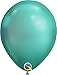 Qualatex Chrome Green Metallic 11 Inch Latex Balloons 25 Count