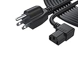 Pwr 25 Ft Cable 3 Prong LCD TV Power Cord: UL Listed L-Type Plug Replacement for Vizio Samsung Toshiba Sony Panasonic Lg Philips Viewsonic Dell Monitor Plasma LED Screen Ps3 Xbox 360 Epson Printer