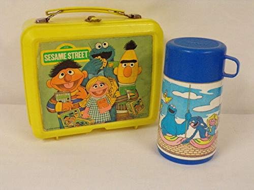 plastic lunch box with thermos