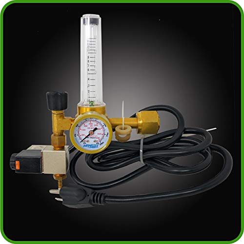 Co2 Regulator Hydroponics Emitter System with Solenoid Valve by Manatee Accurate and Easy to Adjust Flow Meter Made of Brass - Shorten up and Double Your Time for Harvesting! - Thumbnail 5