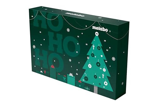 Metabo Advent Calendar with Accessories for Power Tools - Perfect for DIY Enthusiasts and Professionals Who Appreciate Quality and Variety