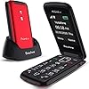 Easyfone-Prime-Flip-Big-Button-Senior-Flip-Mobile-Phone-Easy-to-Use-Clamshell-Mobile-Phone-for-Seniors-with-Charging-Dock-Red Easyfone Prime-Flip GSM SIM-Free Mobile Phone for Elderly, Unlocked Senior Phones with Big Button, Basic Mobile Phone…