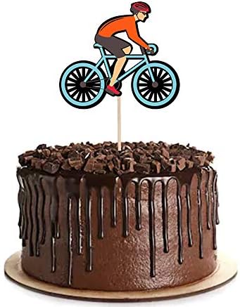 Napravi Rs Cupcakes Et Evenements Cyclistes Ak Giftshop Lot De 14 Batonnets Decoratifs Pour Gateaux Accessoires De Decoration Ustensiles A Patisserie