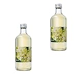 IKEA Elderflower Syrup - Sweet European Elderflower Fruit Juice - Drink Concentrate, 16.9 oz - Best For Mixing With Water, 2 Pack
