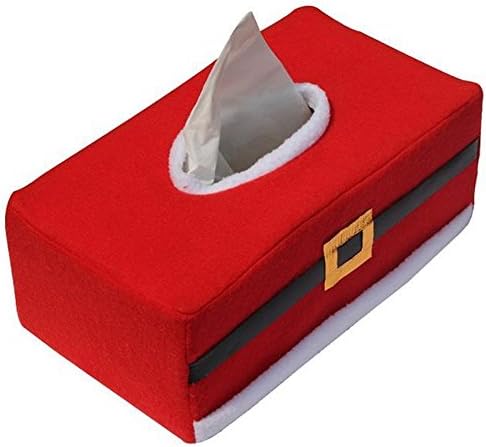 JUNGSON--New Xmas Christmas Santa Claus Cloth Tissue Box Covers Holder Decor Ornaments W