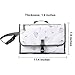 Diaper Clutch with Extra Long Waterproof Detachable Changing Pad for Baby Newborn Infant,Diaper Bag Foldable Mat & Built-in Head Cushion Portable Changing Station for Travel and Home … (White&Grey)