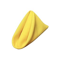 LA Linen 10-Pack Poly Poplin Napkin, Soft Cloth