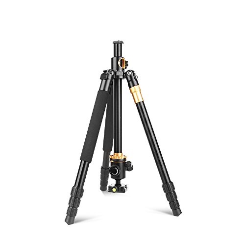 QZSD Q999H Aluminum alloy Tripod Monopod 360 Degree Damping Ball Head Carry Case For Canon Sony Nikon Video Camcorder With Horizontal Column