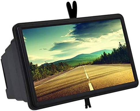PAWACA [Upgrade Newest 14″ Screen Magnifier Smartphone Magnifying Glass, Cell Phone 3D HD Movie Video Amplifier with Foldable Holder Stand for All Smart Phones -Anti-Radiation