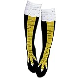 Knee High Socks, Gmark Women's Fun Chicken Legs Image Stockings Team Tube Socks 1 Pair Size Large