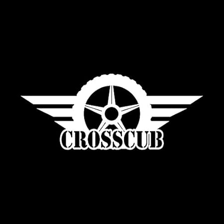 Amazon Co Jp クロスカブ カッティング ステッカー ホワイト 白 車 バイク